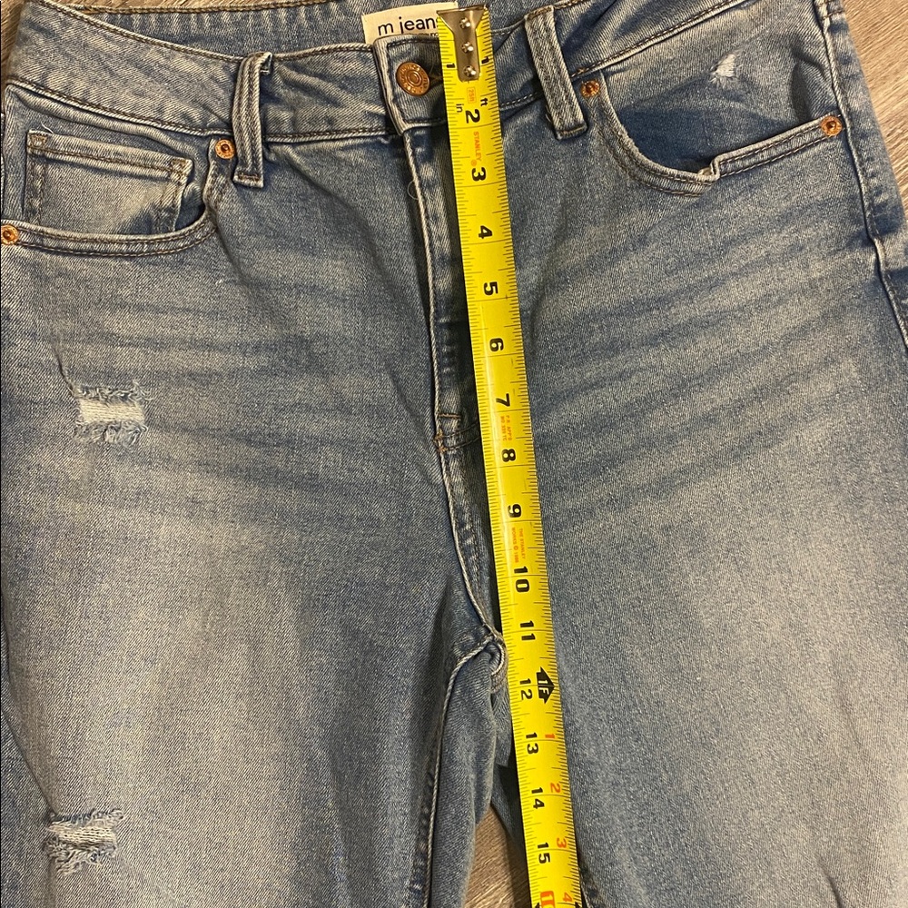 EUC M JEANS by MAURICES High Rise Flare Jeans 10 - Picture 3 of 8